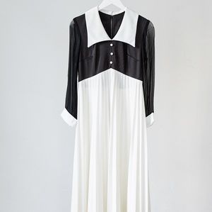 Vintage black and white dress